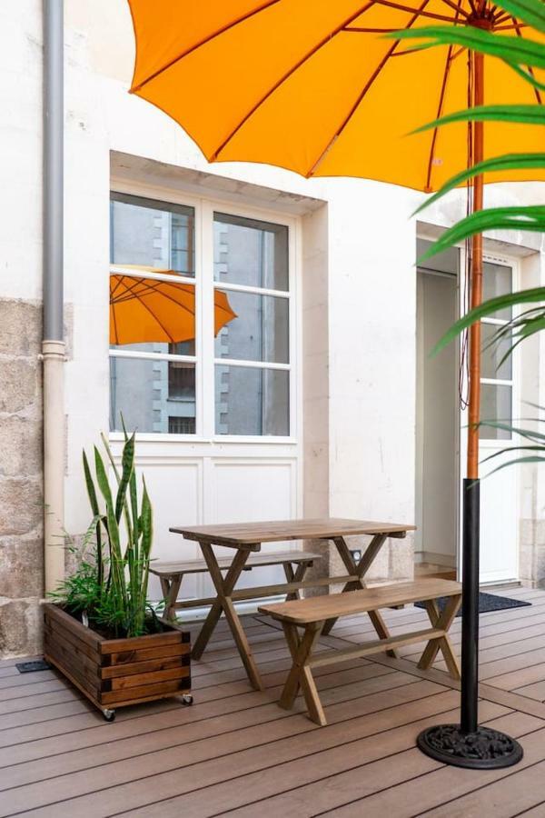 Hypercentre Appart 2 A 4 Pers, Calme & Cosy Avec Terrasse Privee Нант Екстер'єр фото